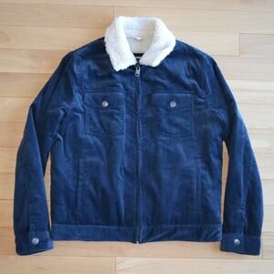 NWT Express Corduroy Sherpa Bomber Trucker Jacket